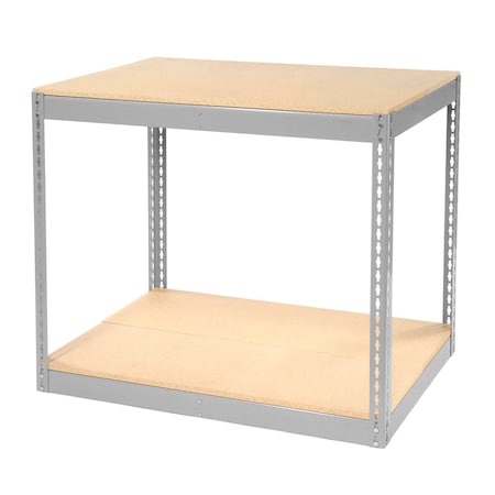 Global Industrial Record Storage Without Boxes 42inW x 30inD x 36inH, Gray 130161